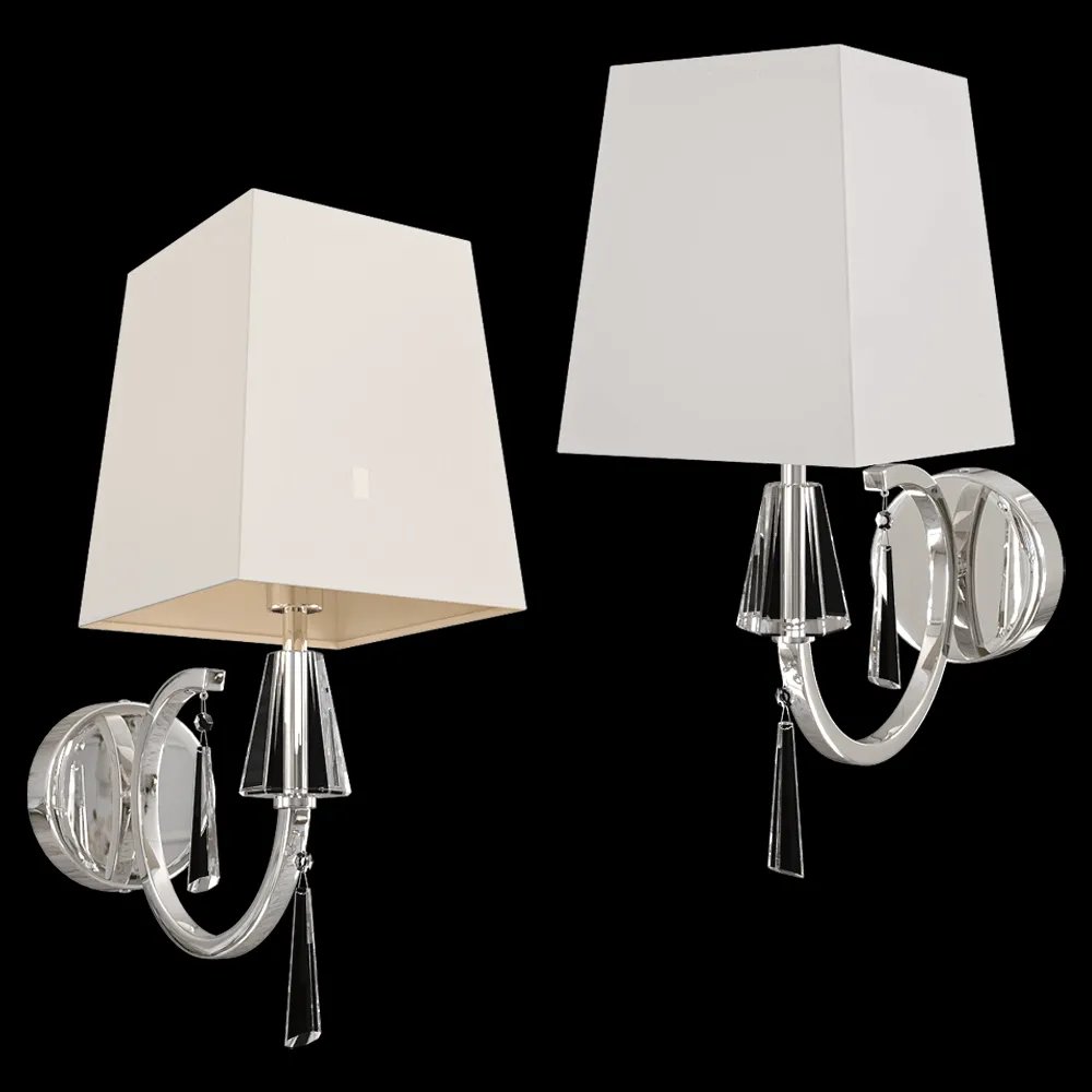 CRYSTAL LUX – Wall lamp Marsela AP1 Nickel 3ds Max
