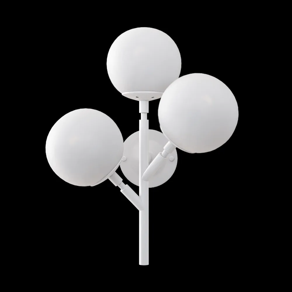 CRYSTAL LUX – Wall lamp Medea AP3 white 3ds Max