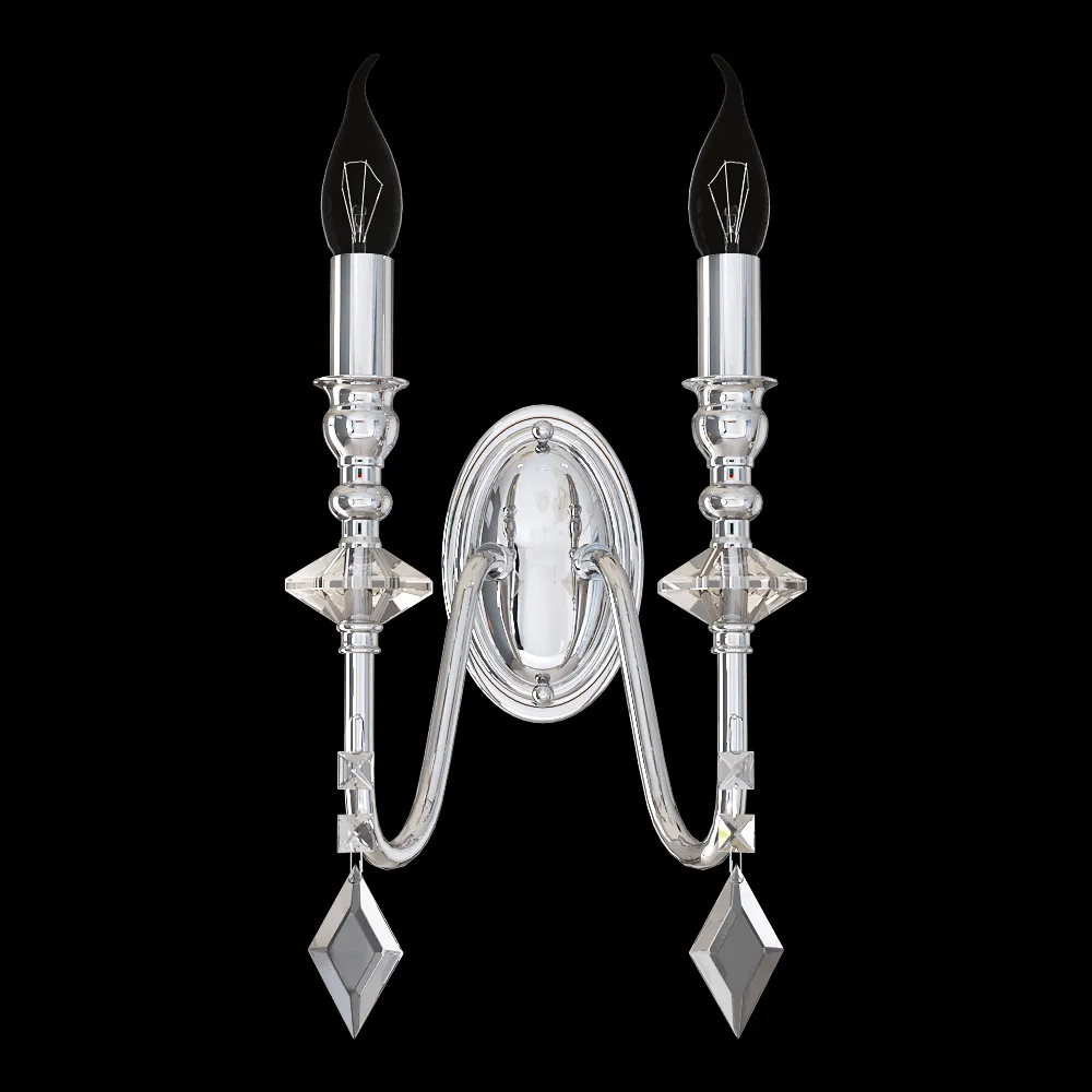 CRYSTAL LUX – Wall lamp Mercedes AP2 chrome smoke 3ds Max