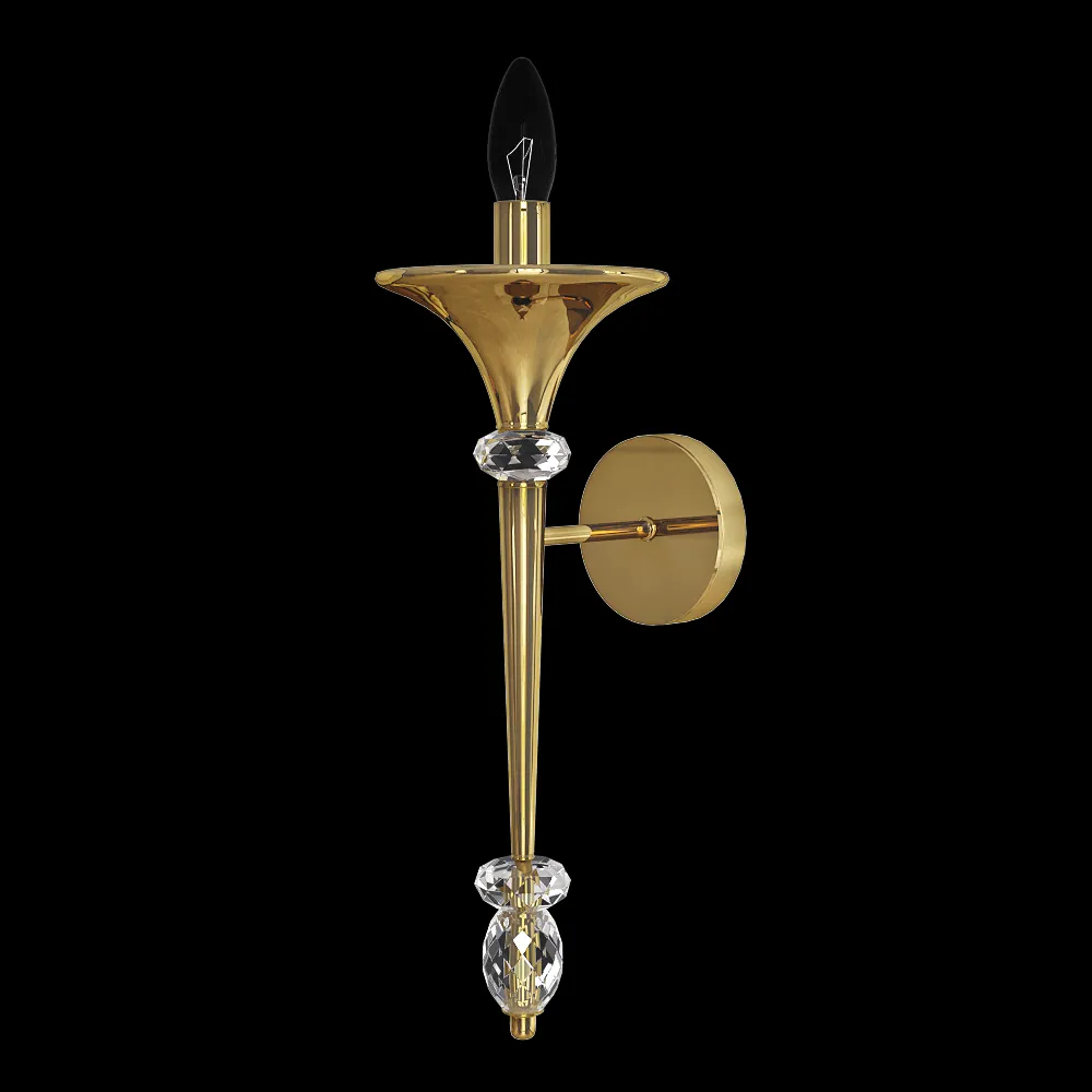 CRYSTAL LUX – Wall lamp Miracle AP1 bronze 3ds Max