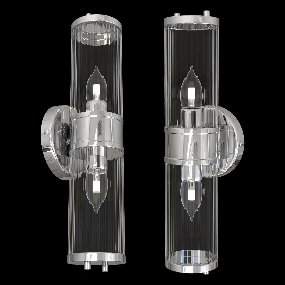 CRYSTAL LUX – Wall lamp Sancho AP2 Chrome 3ds Max