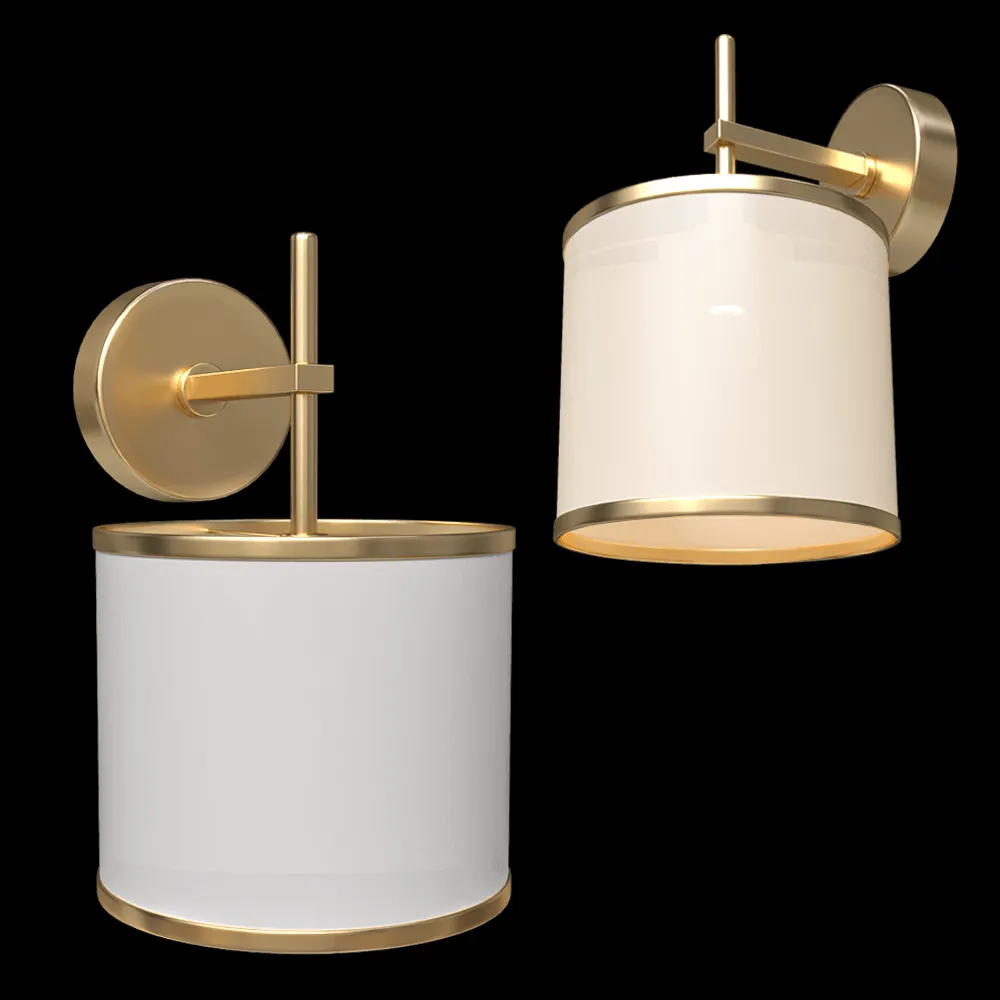 CRYSTAL LUX – Wall lamp Sergio AP1 Gold 3ds Max