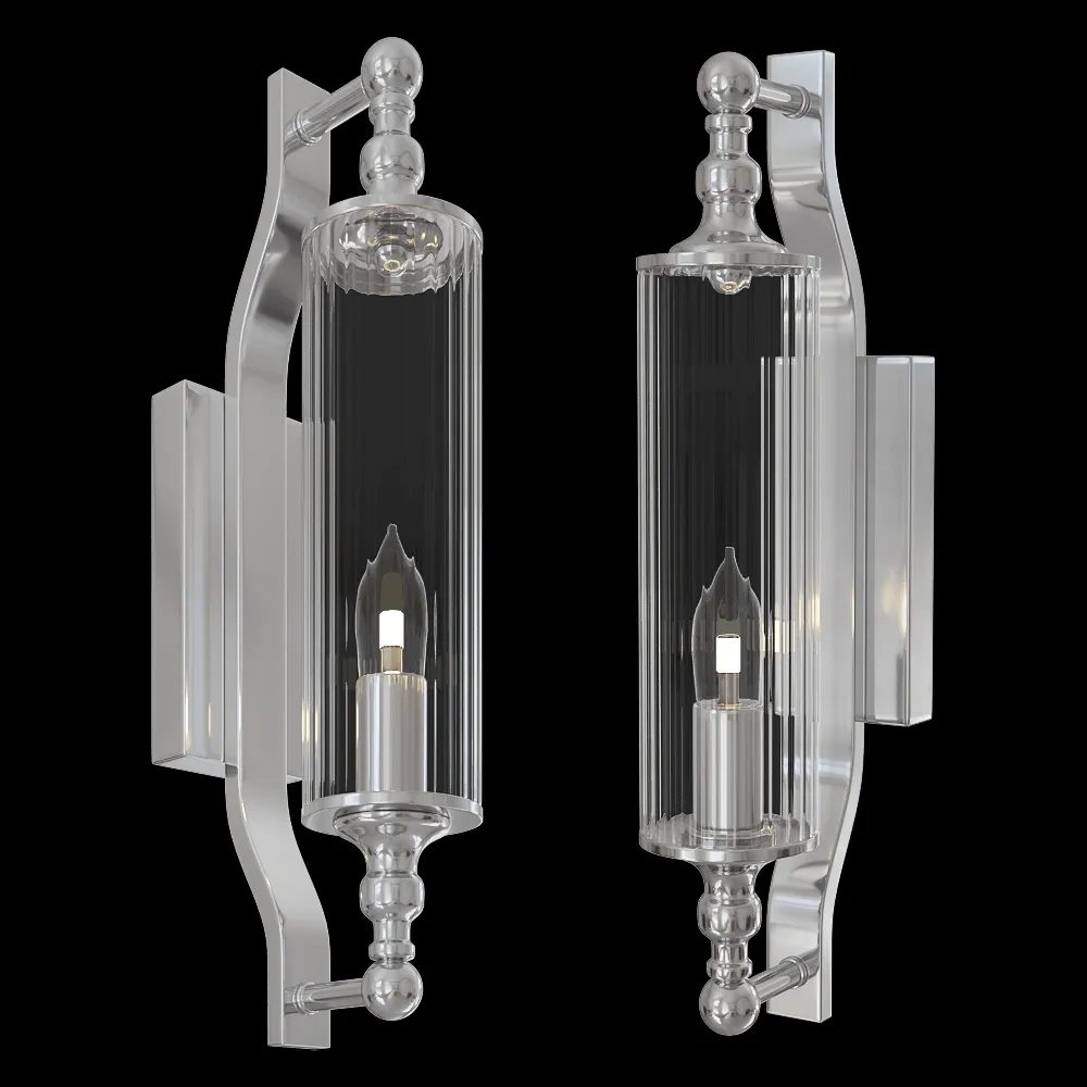 CRYSTAL LUX – Wall lamp Tomas AP1 Chrome 3ds Max
