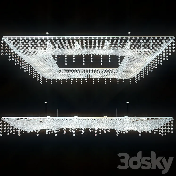 Crystal pendant 3DS Max