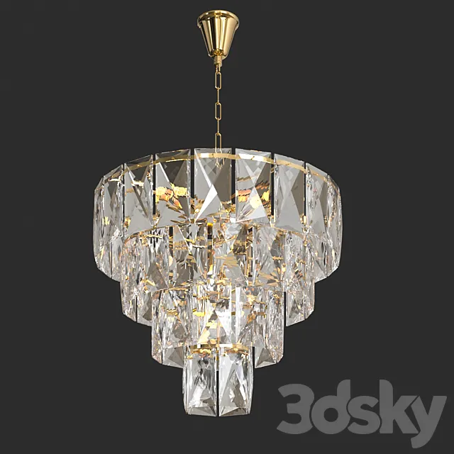 Crystal pendant chandelier Stilfort 1022_03 _ 08P Maris 8 series 3ds Max