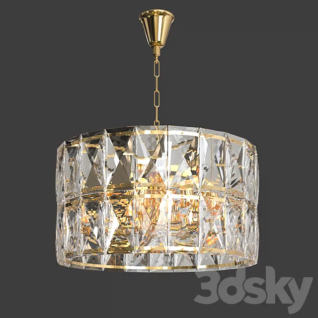 Crystal pendant chandelier Stilfort 1023_03 _ 08P Sparti 8 series 3ds Max