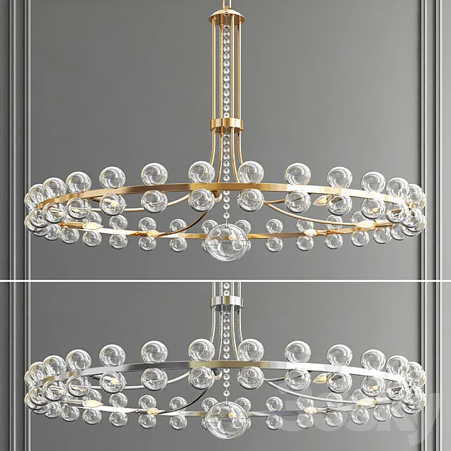 Crystorama Clover Chandelier 3DSMax File