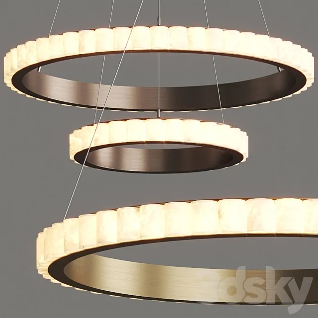 CTO Lighting Avalon Chandeliers _ Lampatron Monsine 3ds Max