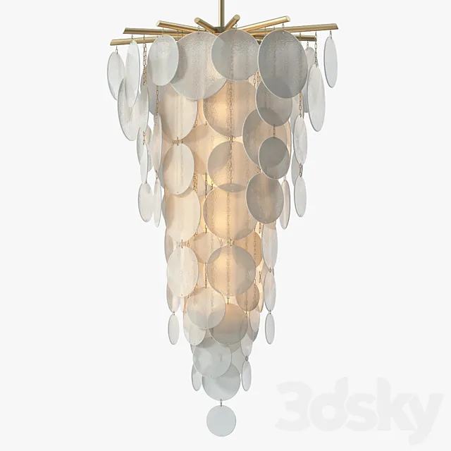 CTO Lighting Nimbus Cascade Chandelier 3ds Max