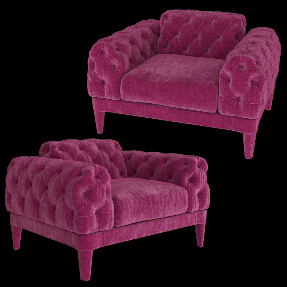 CTS salotti – Armchair Elliot 3ds Max