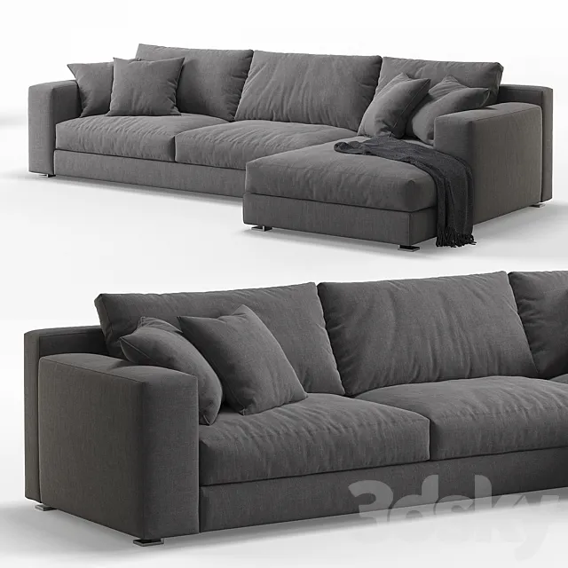 Cts Salotti Roger Sofa 3DS Max Model