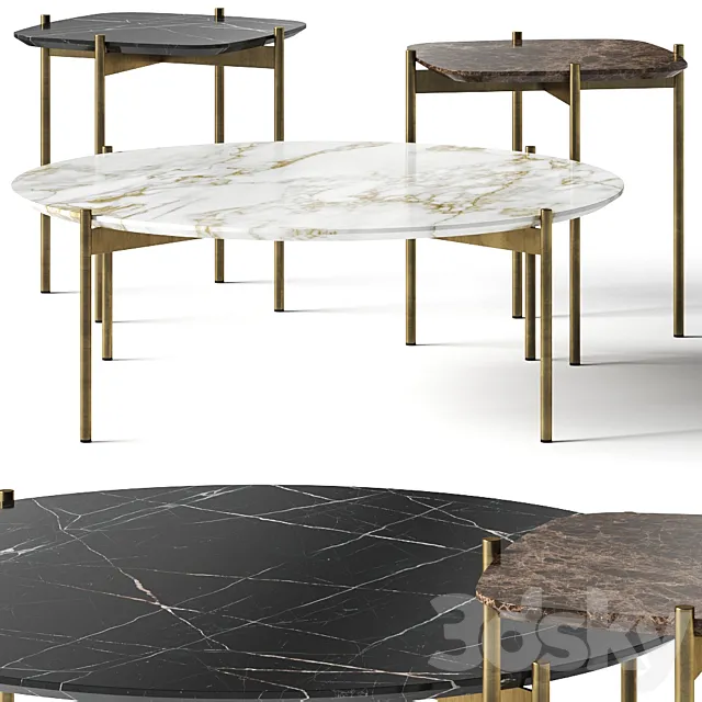 Cts Salotti Selfy Coffee Tables 3DS Max Model