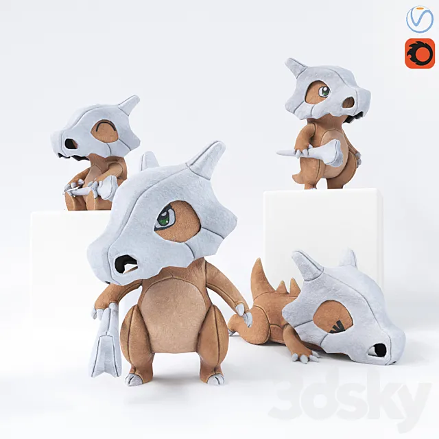 Cubone 3ds Max