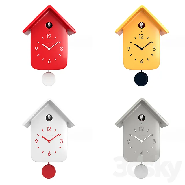 Cuckoo clock QQ Guzzini 3ds Max