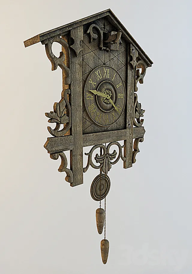 cuckoo clocks 3ds Max