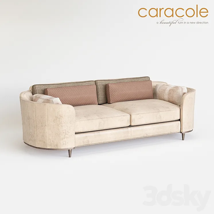Cuddle Up Caracole Sofa 3DS Max