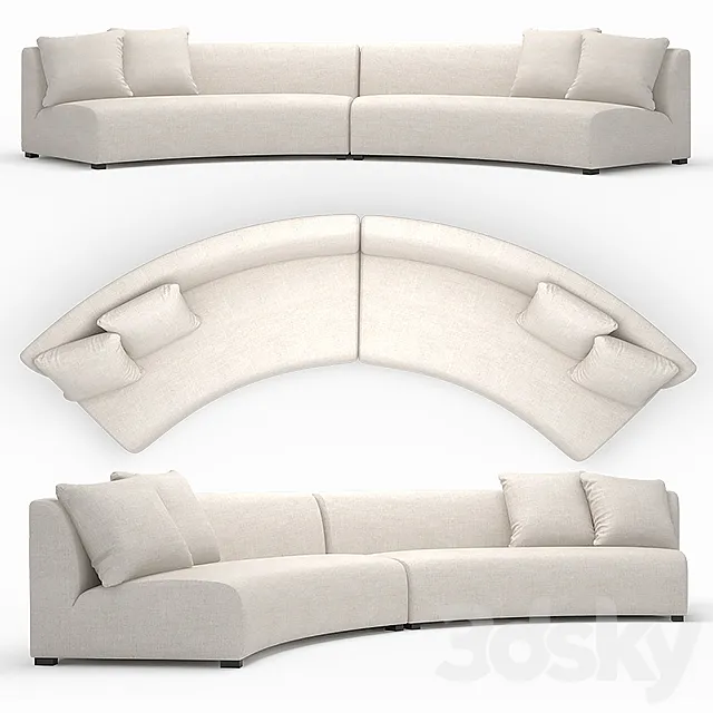 Cue curve sofa 3DS Max Model