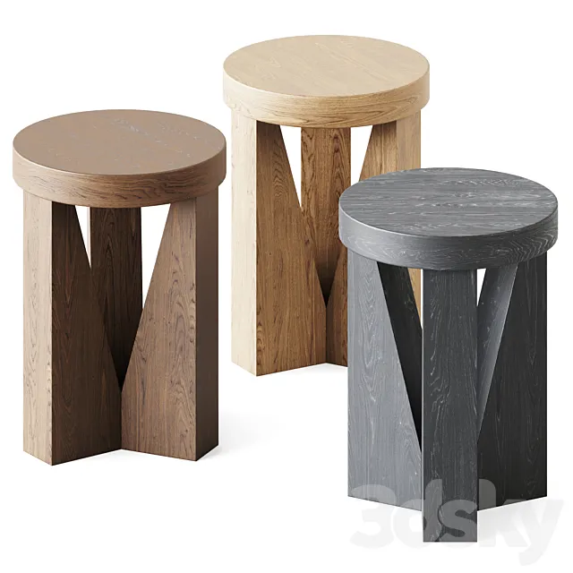 Cugino stool oak by Mattiazzi 3ds Max