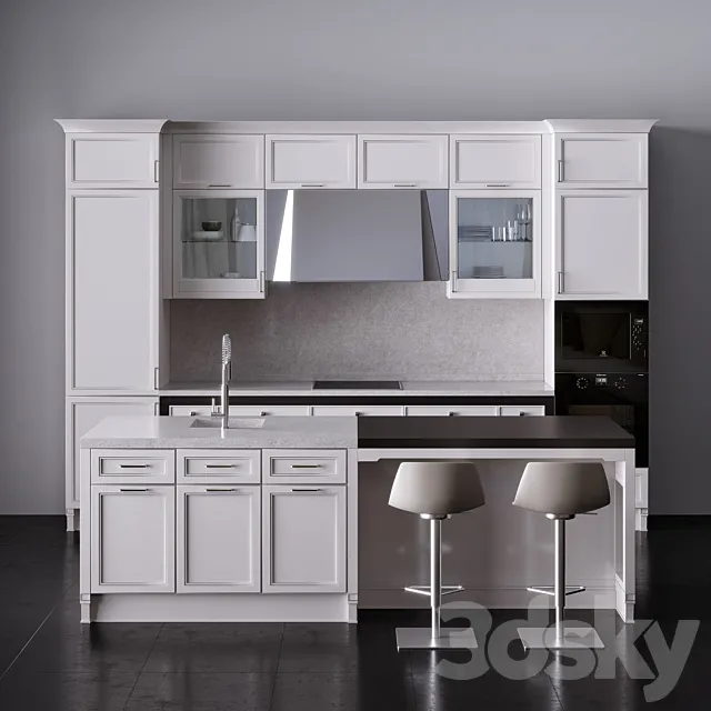 Cuisine Aster Avenue 3ds Max