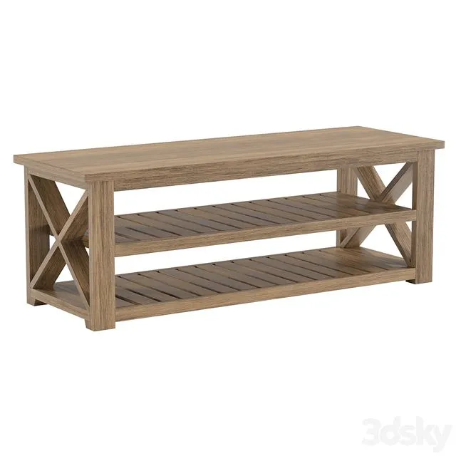 Cullen Entryway Bench 3dsMax Model