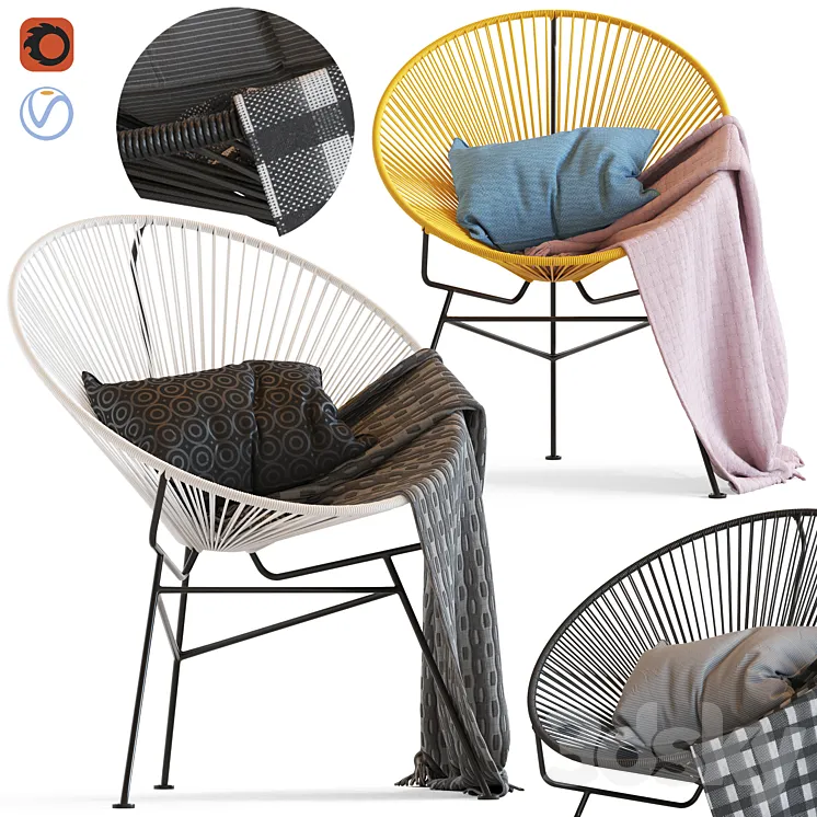 Cult Furniture Armando Chair 3DS Max