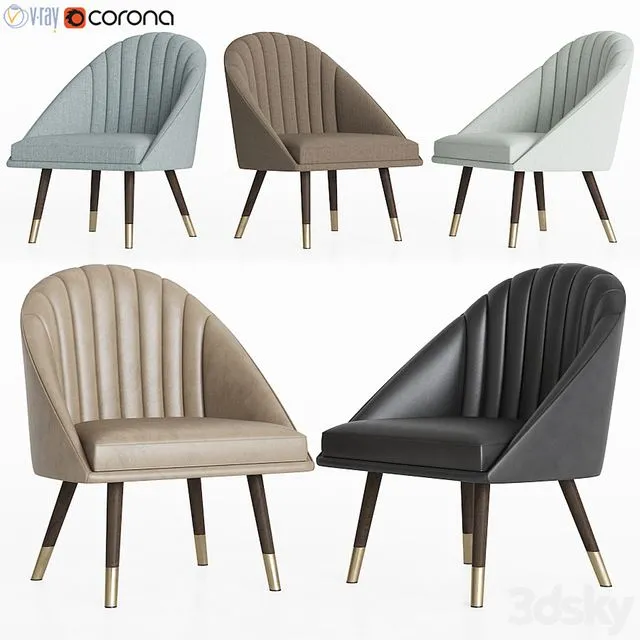 Cult Living Audrey Occasional Tub Chair 3dsMax Model