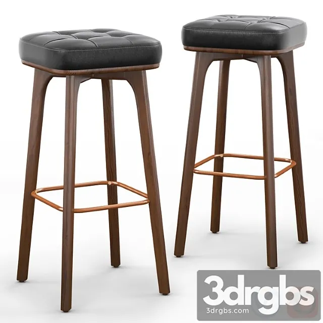 Cult living winchester solid bar stool 2 3dsmax Download