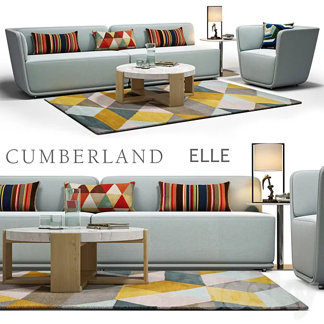 Cumberland ELLE sofa 3ds Max