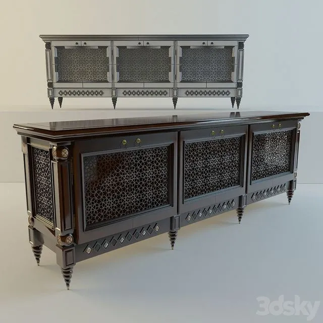 Cupboard-locker Marrakesh 3dsMax Model