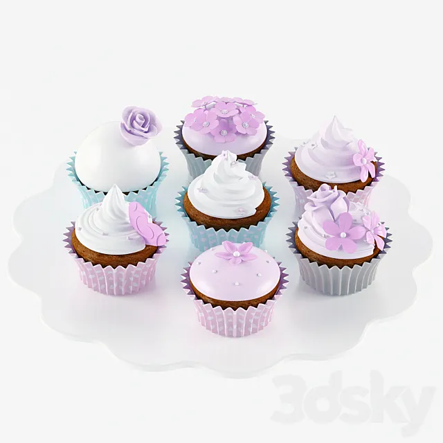 cupcakes 3ds Max