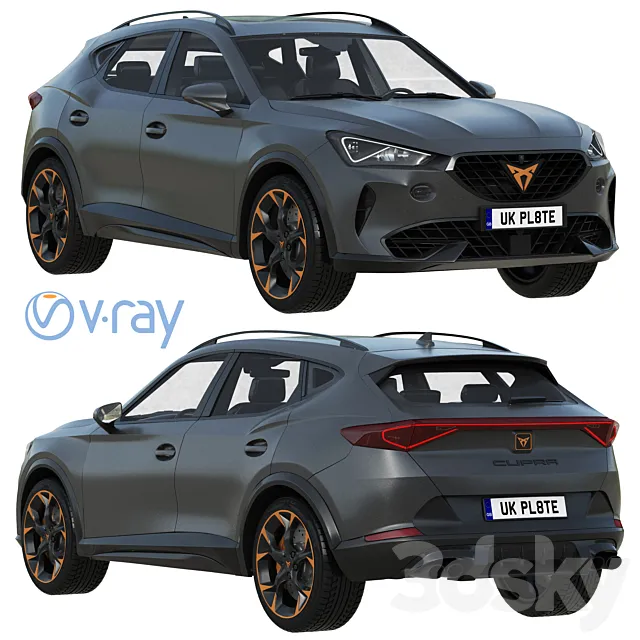 Cupra Formentor 2021 3ds Max