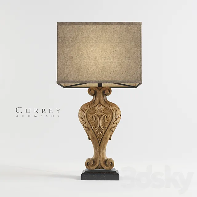 CURAY Hourglass Table Lamp 3DSMax File