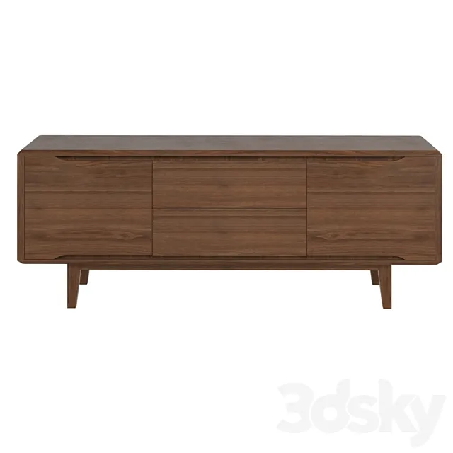 Currant sideboard 3DS Max Model