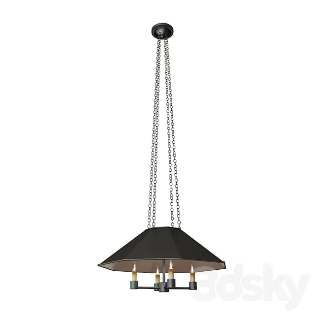 Currey and Company Annandale Pendant Light 3DSMax File
