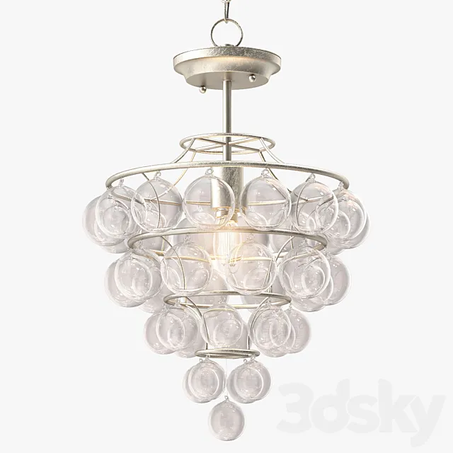 Currey and Company Astral Pendant 3ds Max