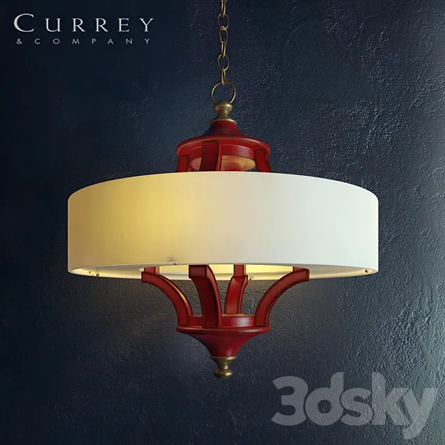 Currey and Company chandelier Shanghai 3DSMax File