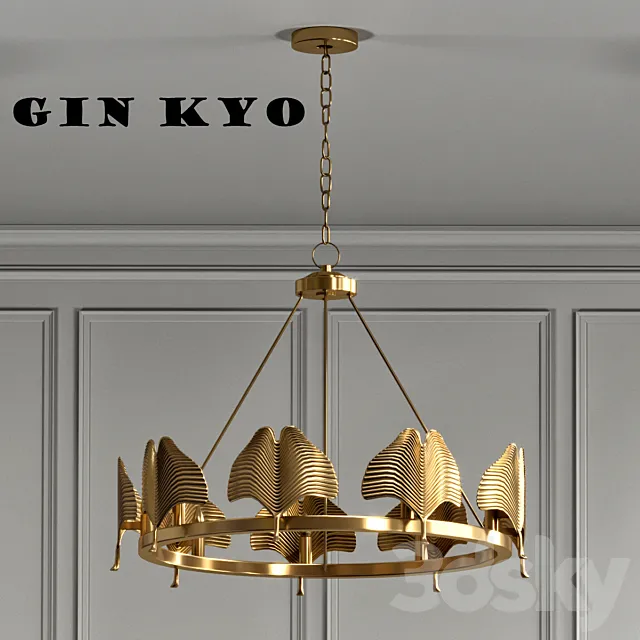 CURREY AND COMPANY gin kyo chandelier 3DSMax File