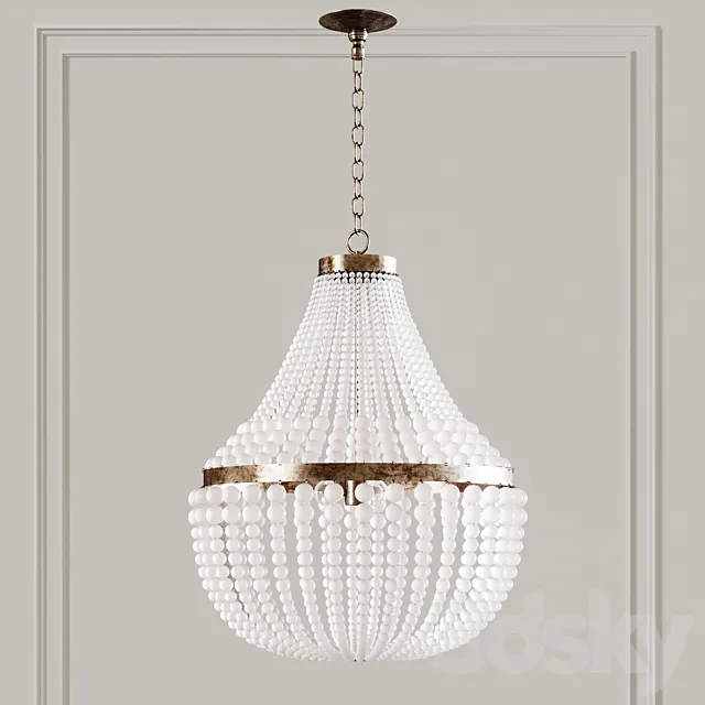 Currey & Company Chanteuse Chandelier 3ds Max