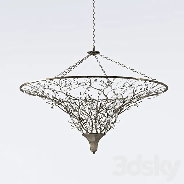 CURREY GISELLE CHANDELIER LARGE 3ds Max