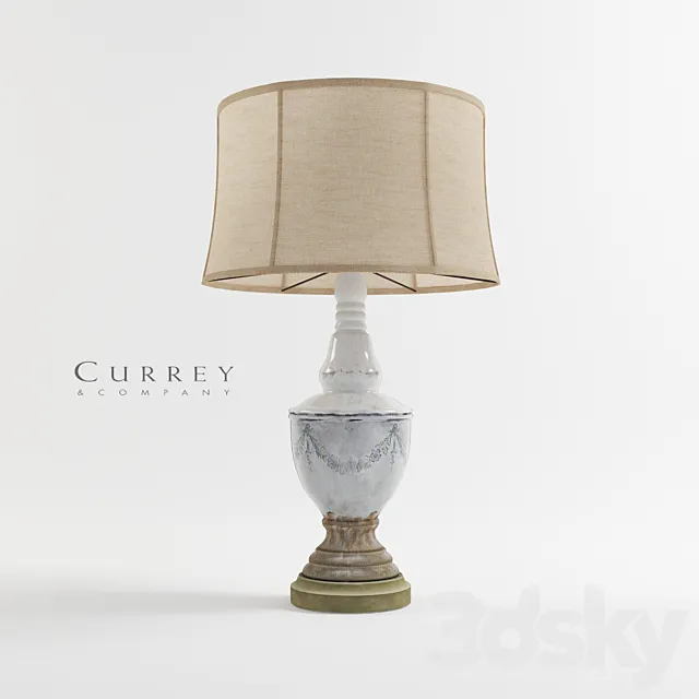 currey Ladywell Table Lamp 3DS Max Model