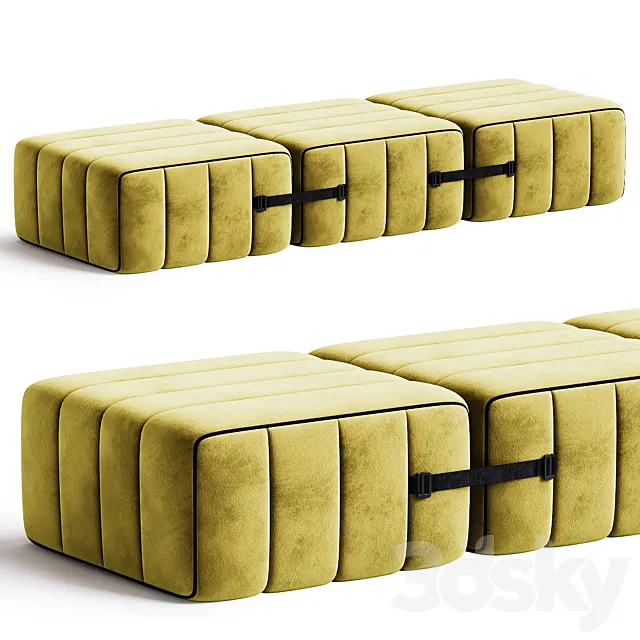 Curt Sofa System 3ds Max