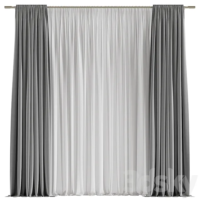 Curtain #002 3dsMax Model