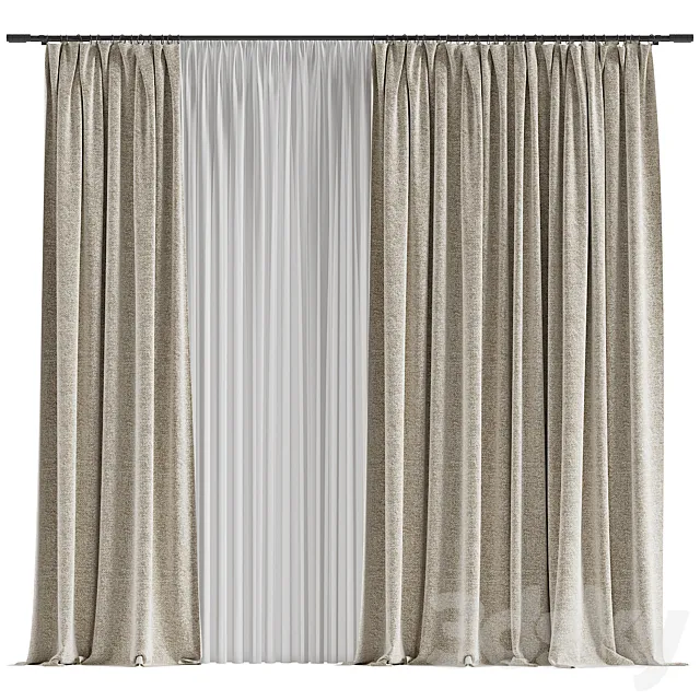 Curtain #003 3dsMax Model