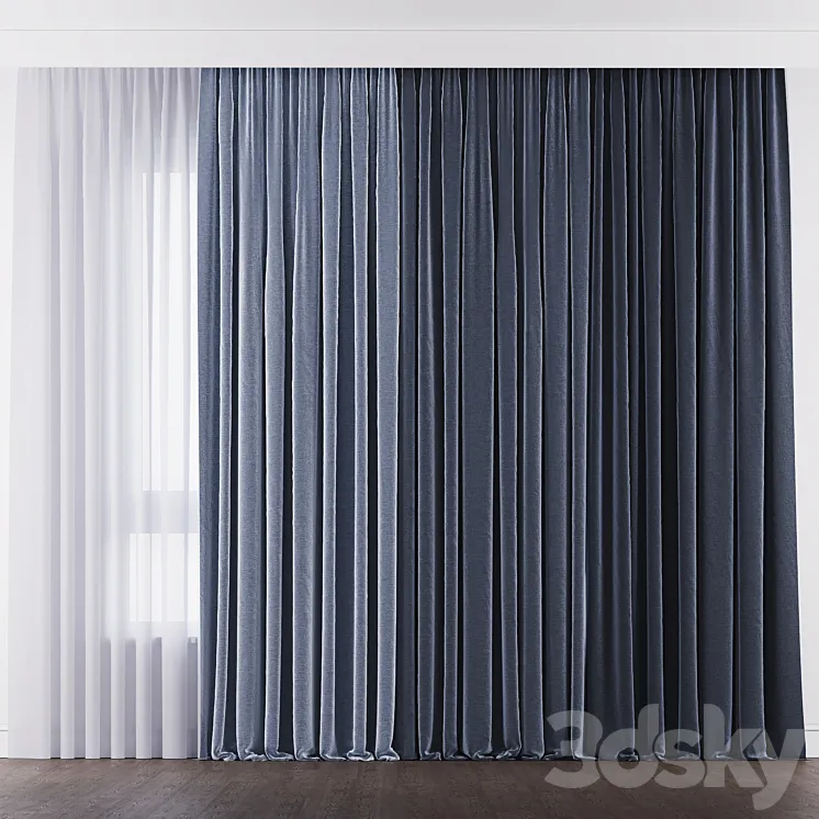 Curtain 010 3DS Max Model