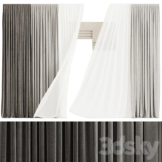 Curtain 02 3DS Max Model