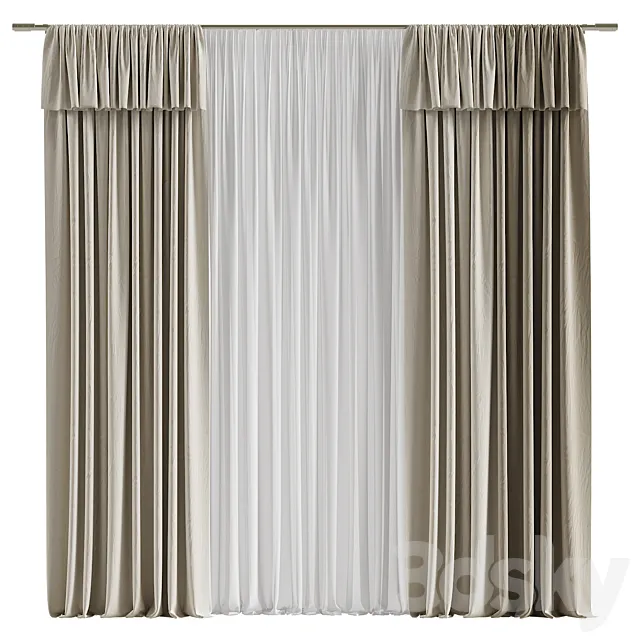 Curtain #047 3ds Max