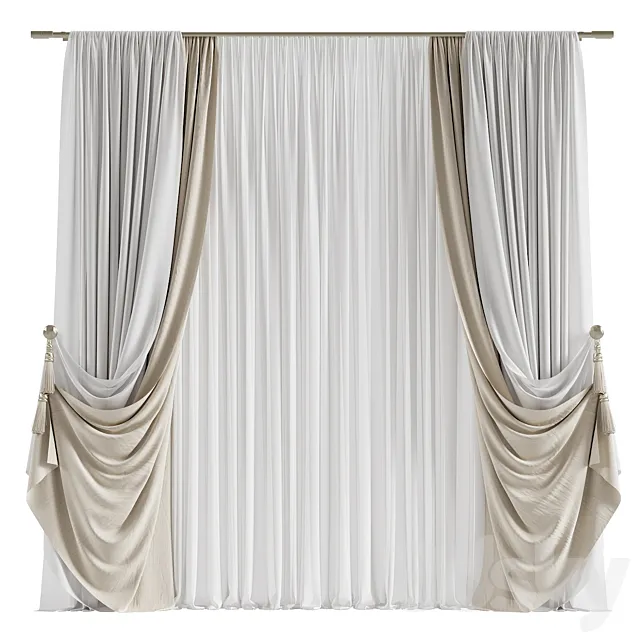 Curtain #056 3ds Max