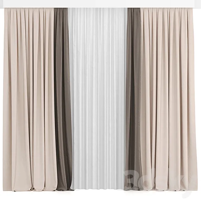 Curtain 08_ Curtains 3ds Max