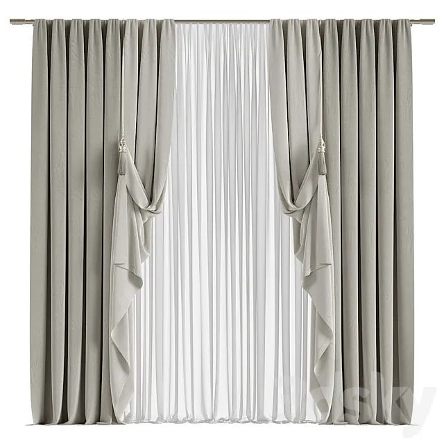 Curtain #09 3dsMax Model