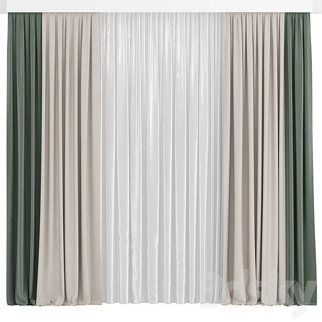 Curtain 09_ Curtains 3DS Max Model